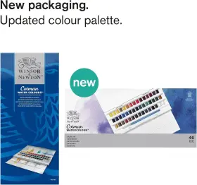 Winsor & Newton 778295688325 And Cotman 1 Count Pack Of Yellow Green Blue Red Purple #2