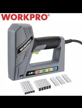 W125166ae Workpro Electric Corded 4 In 1 Nail Gun Stapler With 3000pcs Staples And Nails New