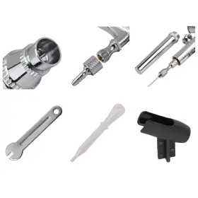 X-brs-31-003 Xcceries 0.3mm Dual Action Gravity Feed Spray Airbrush Gun Nail Art Paint Tattoo Tool Kit #3