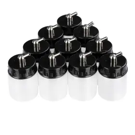 X-pcp-31-003 Xcceries 10 Pcs Airbrush Pigment Bottles Single Action 22cc Jars Lid Siphon Paint Cup #2