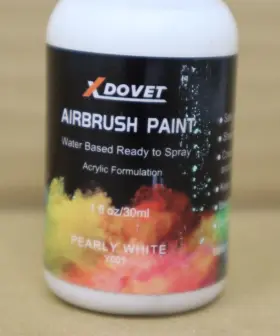 Y001 Xdovet Airbrush Paint Pearly White 1 Oz Bottle Water Base Ready To Spray #2
