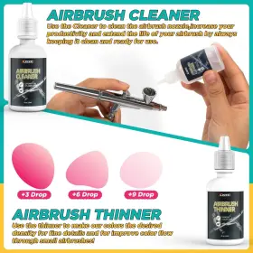 Yl24pc Xdovet Cleaner 24 Colors Airbrush Paint Set 30 Ml/1 Oz With Thinner And Read #3