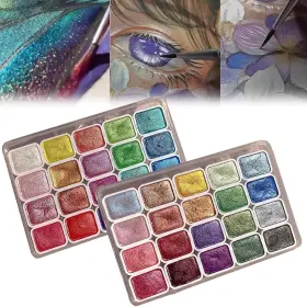 Xihongcl-01 Xihongshi 20 Colors Forestey Shifting Watercolor Painting 1 Count Pack Of A B