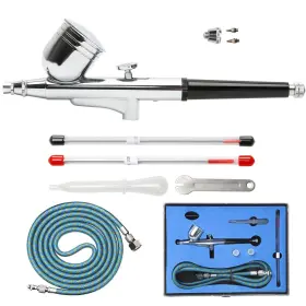 Yaorik 770773655478 130k Professional Dual-action Gravity Feed Airbrush Set Multi-purpose Airbru