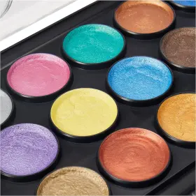 Npwc21 Yasutomo 798804247409 Paints Pearlescent Watercolor 1 Count Pack Of Multicolor #3