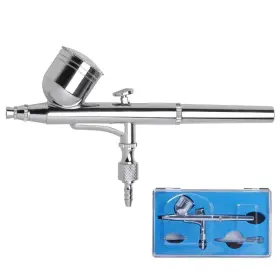 Yescom 657258011595 0.3 Mm Mini Airbrush Kit Air Compressor Dual Action Gravity Feed Tattoo Nail Art #2
