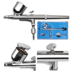 Ys-brs-31-003 Yessources Dual Action Airbrush Gun 0.3mm Nail Art Paint Spray Makeup Gravity Feed Hobby