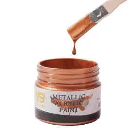 Copper-100ml-lzus Yongbo Metallic Copper Acrylic 3.38 Fl Oz Pack Of 1 100ml Paint