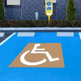 Yookok 735812911205 Handicap Parking Stencil Kit Reusable Cardboard Lot Stencils For Pa Inch