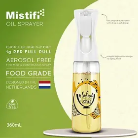 Yyoj 652186261265 Oliver Oil Sprayer For Cooking Spray Bottle 12oz Non-aerosol Refillable Salad #3