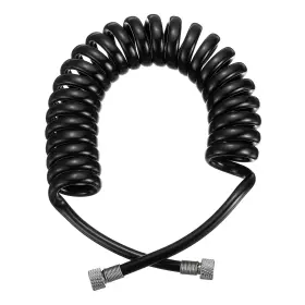 Zaplyte 632702091736 1 Pcs 6ft Polyurethane Recoil Air Hose With 1/8 Inch Quick Fittings Black