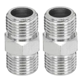 Zaplyte 669739420284 2pack 1/8 To Air Brush Hose Adapter Inch Bsp Male Fitting