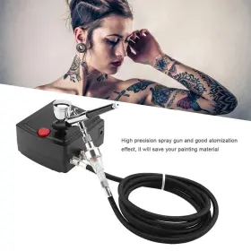 Zerodis 736077310239 Airbrush Kit Compressor Air Brush Mini Art Painting Gun Sprayer Beauty Ar #2