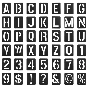 Zeyiyer 563797 1 Mdbs4bdy 3 Inch Letter Stencils And Numbers For Spray Painting - Reusable Templates Fo