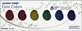 Mc20gc Zig Kuretake Gansai Tambi Gem Colors 6 Set 1 Count Pack Of