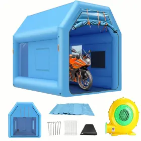 B0fmjydpq4 Ziziella 10x8.2x7.2ft Inflatable Paint Booth Portable Spray