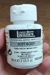 Liquitex Professional Soft Body Acrylic Paint Bottle Transparent Mixing White. Fixed Price $12.99.