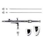 Gaahleri Airbrush Kit Gun Dual-action Gravity 1/2 & 1/4 Oz Fluid Cup.... Fixed Price $58.11.