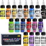 Homy Arty Airbrush Paint - 16 1.11 Ml (pack Of 18), Colors With 2 Thinner. Fixed Price $25.63.