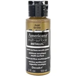 6 Pack Decoart Americana Multi-surface Metallic Acrylic Paint 2OZ-GOLD DA-30. Fixed Price $27.49.