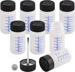 Paint Bottles With Brush And Mixing Ball, 8 Pcs. Fixed Price $27.37.