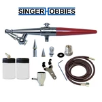 Paasche Airbrush Company PASH3AS H-3AS Single Action .45, .65 & 1.05MM Heads Hh. Fixed Price $121.00.