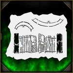 Cemetery Gate 3 - Airbrush Stencil Template Airsick Zombies. Fixed Price $14.99.