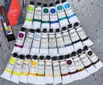 Gamblin Artists' Oil Paint; 37 Ml Tubes, 50+ Colors - Choose From Drop Down Menu. Fixed Price $12.95.