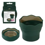Faber-castell Graphic Clic&go Water Cup, Dark Green, Single For Art,. Fixed Price $17.39.
