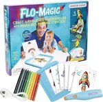 Flo-magic Adventure Airbrush Marker Stencil Art Kit- Rocket, Race Car, Dinosaur-. Fixed Price $17.00.
