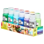12 Piece Folk Art Acrylic Paint Set, Festival, 24 Fl Oz. Fixed Price $16.86.