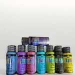 (8) Folkart Color Shift Acrylic Paint Blue,purple,pink,aqua,green,black,yellow... Fixed Price $79.19.