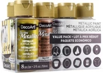 Decoart Dazzling Metallics Value Pack 8/PKG-METALLIC. Fixed Price $23.58.