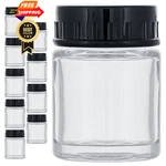 Master Airbrush (pack Of 10) TB-001 Empty 3/4 0.75OZ Glass Lids, Clear. Fixed Price $31.99.
