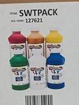 Simply Washable Tempera Paints, 8 Fl Oz, Set Of 6 Colors, Non Toxic, Vibrant, Bo. Fixed Price $26.99.