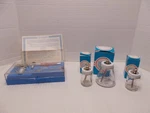 Paasche Airbrush Kit 1703359 Red Silver - Untested Glass Bottles Assemblys. Fixed Price $49.99.