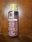 Folkart Acrylic Paint 2OZ Black Cherry. Fixed Price $6.00.