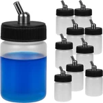 Abest 10-PACK Airbrush Bottles 22CC (3/4OZ), Clear Plastic Siphon Feed Jars With. Fixed Price $18.84.