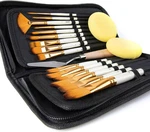 18 Piece Paint Set Artify 15 Acrylic Brushes Palette Knife And 2 Spo. Fixed Price $24.40.