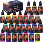 24 Airbrush Paint Set Include Metallic And Neon Colors, Opaque & Water Ba. Fixed Price $31.36.