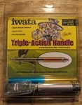 Iwata Triple Action Airbrush Kit With 5 Colored Handles. Fixed Price $79.99.