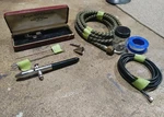 Thayer & Chandler Artists' Air Brush Set With Accessories. Fixed Price $74.99.