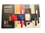 Liquitex Basics 75ML (2.54FLOZ) Acrylic Primary Set Of Tubes Paint. Fixed Price $28.00.