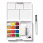 Sakura Koi Watercolors- Cac Pocket Field Sketch Box W/brush #XNCW-12MH *new*. Fixed Price $19.95.