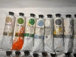 Gamblin Artist's Oil Paint Tubes Assorted Multicolor Lot. Fixed Price $650.00.