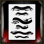 Banners 1 Airbrush Stencil Template Airsick. Fixed Price $14.99.