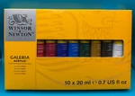 Winsor And Newton Galeria Acrylic Paint Set, 10 X 20ML (0.7-OZ) 2190525. Fixed Price $19.95.
