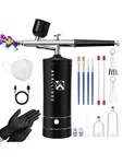 Akallibre Airbrush Kit With Compressor, 48PSI High-pressure Black. Fixed Price $14.45.