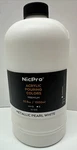 Nicpro White Metallic Pearl Color Acrylic Pour Paint, 33 Ounce Big Large Bottle. Fixed Price $19.95.