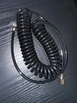 10' Cobra Coil Hose W/airbrush & Compressor Fittings - Iwata #CTI10. Fixed Price $28.00.